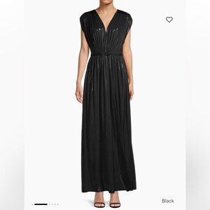 Norma Kamali Shimmering Black Dress